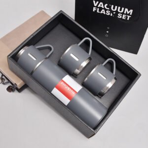 Vacuum Flask Gift Set Office Business Style Thermos Bottle Outdoor Hot Water Thermal Insulation Couple Cup