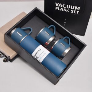 Vacuum Flask Gift Set Office Business Style Thermos Bottle Outdoor Hot Water Thermal Insulation Couple Cup