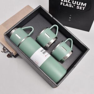 Vacuum Flask Gift Set Office Business Style Thermos Bottle Outdoor Hot Water Thermal Insulation Couple Cup