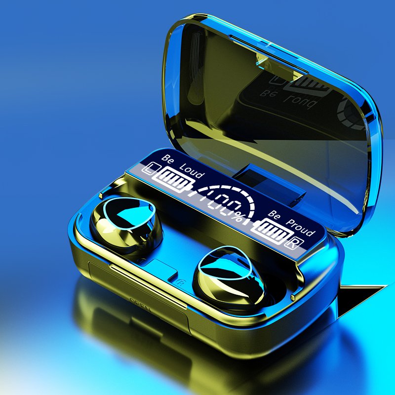 M10 TWS Wireless Earbuds - ENC - LED Touch Control
