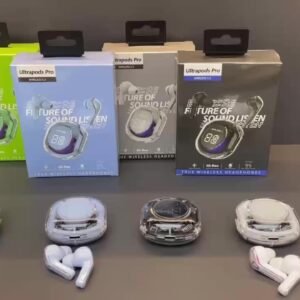 Ultrapods Pro True Wireless Earbuds with Display Transparent Design, Bluetooth 5.3
