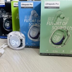 Ultrapods Pro True Wireless Earbuds with Display Transparent Design, Bluetooth 5.3