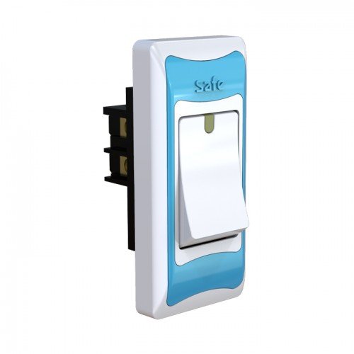Safe 1 Way Switch - Sky Blue  /  Stylish  Red