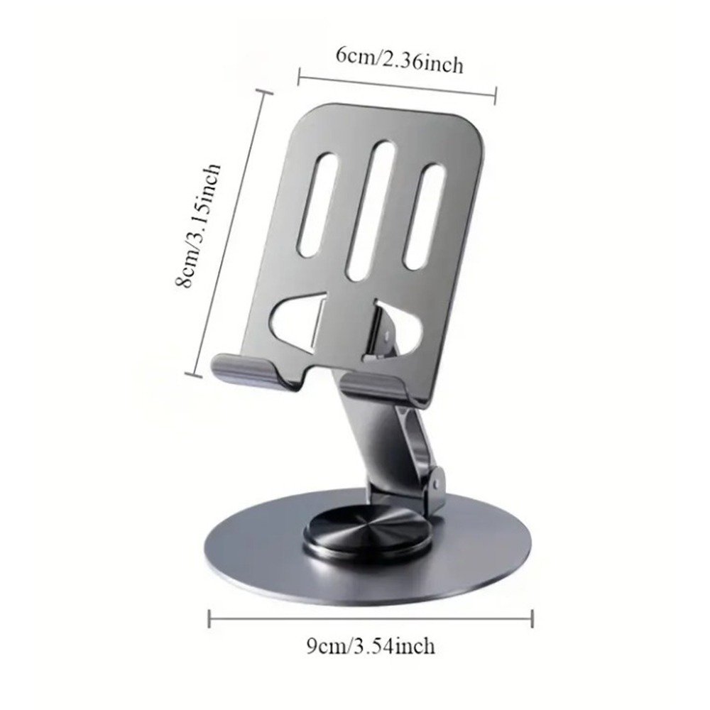 Metal Mobile Stand for Table Adjustable 720 Degree Rotation Mobile Holder